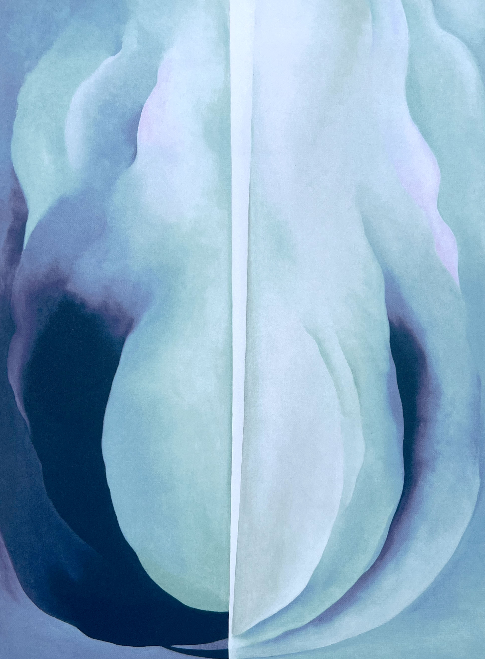 Georgia O'Keeffe, Fig.30 Abstraction Blue, 1927, Oil paint on canvas 102.1 × 76 The Museum of Modern Art, New York