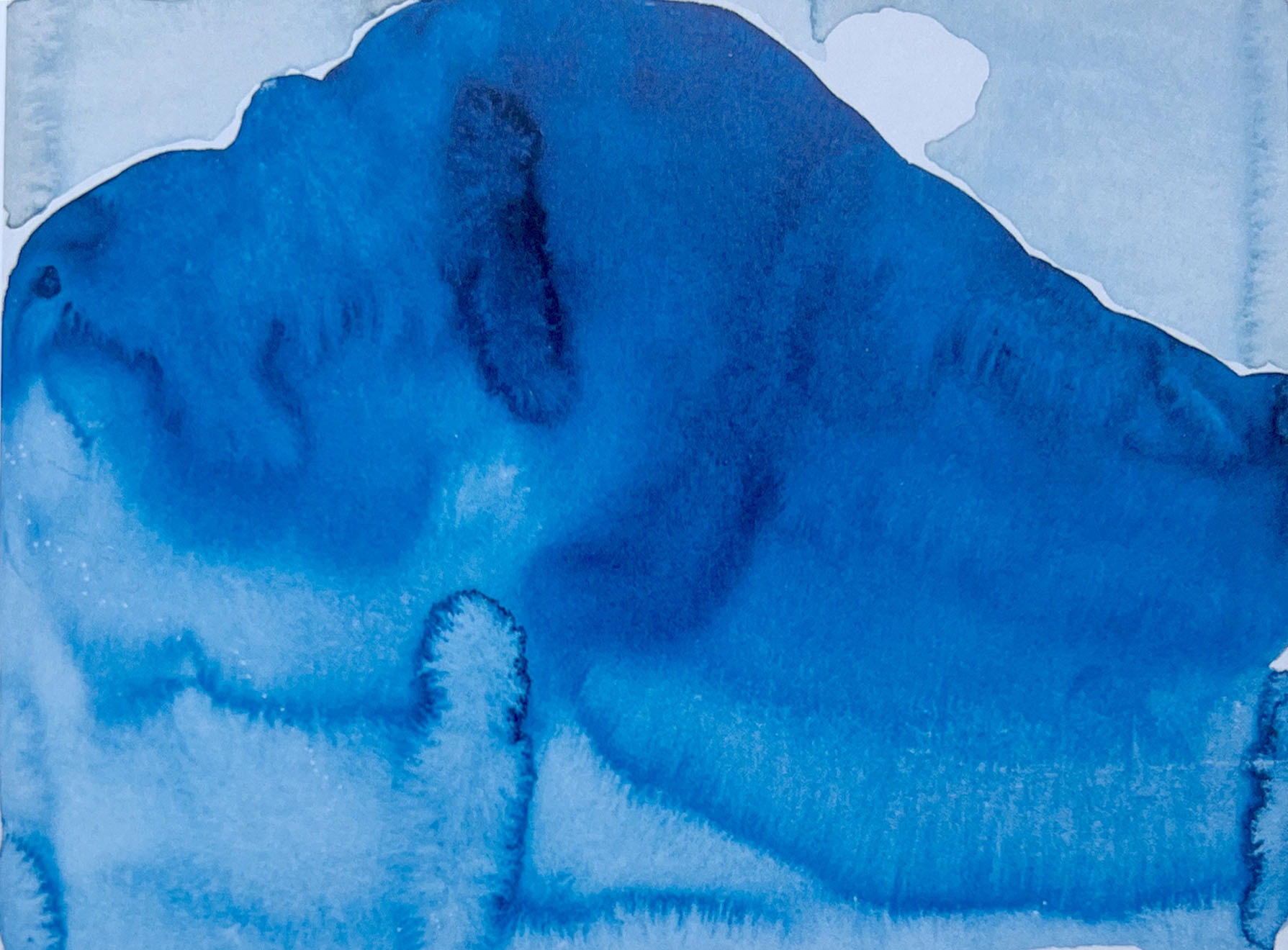 Fig.22, Blue Hill No. I/ 1916, Watercolour on paper, 22.5 x 30.3, Georgia O'Keeffe Museum, Santa Fe
