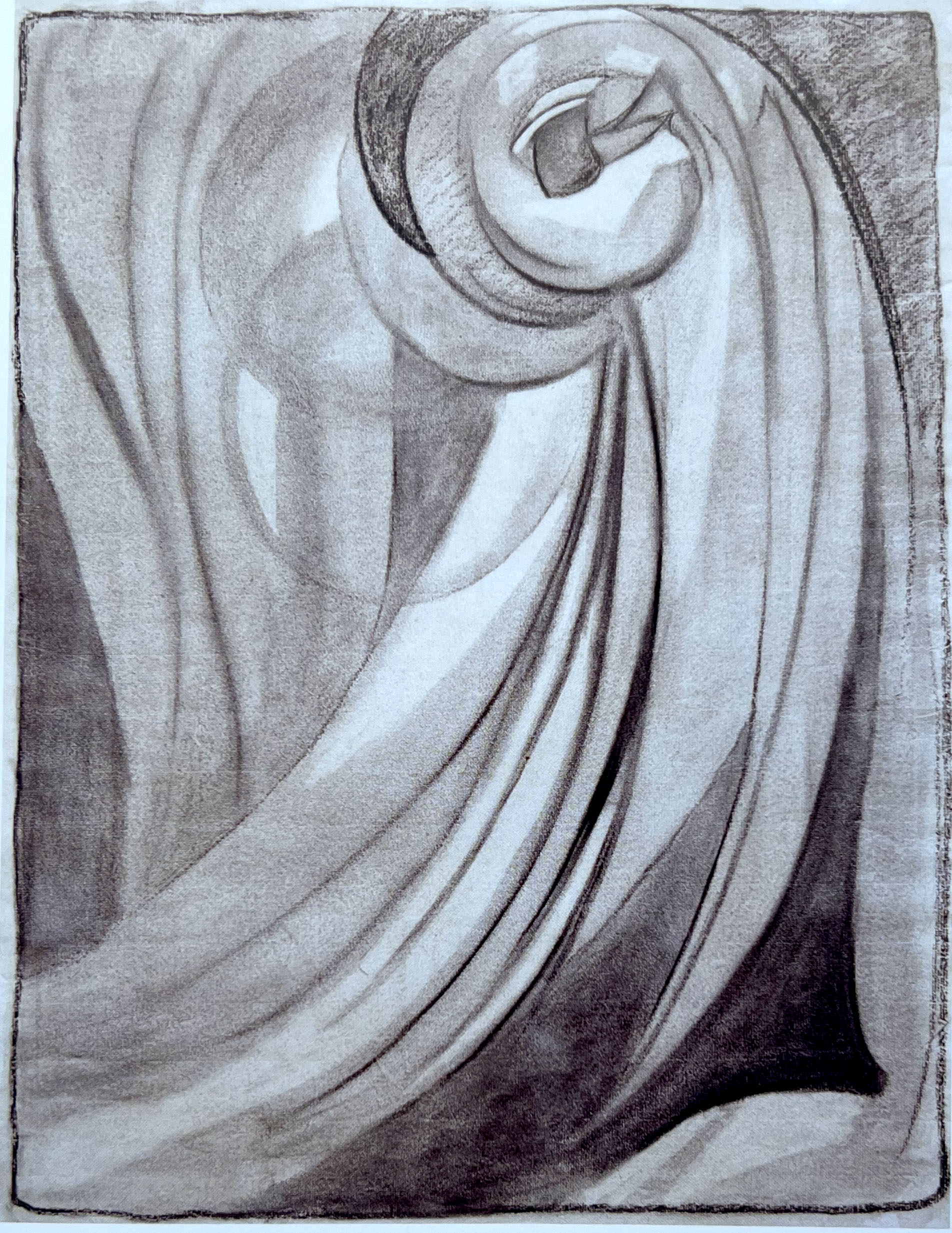 Georgia O’Keeffe, Fig. 14, Early No. 2 1915, Charcoal on paper, 61 × 47, The Menil Collection, Houston